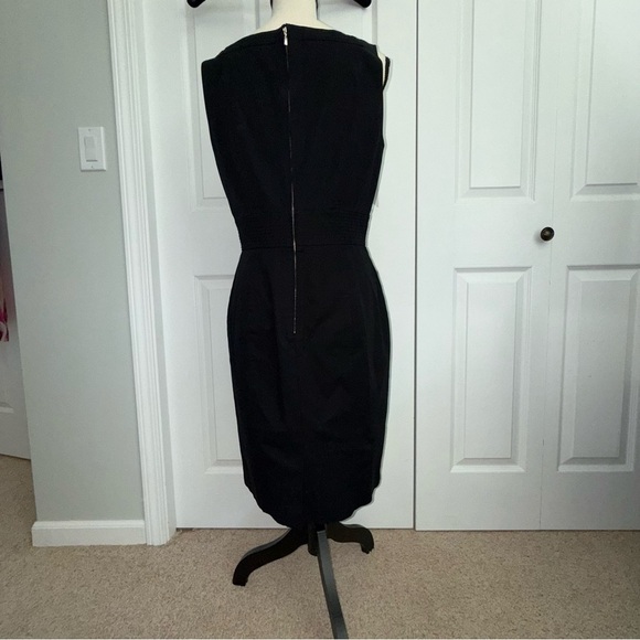 White House Black Market sleeveless lace up Black Whimsigoth Edgy Rocker Dress 8 - Picture 14 of 14